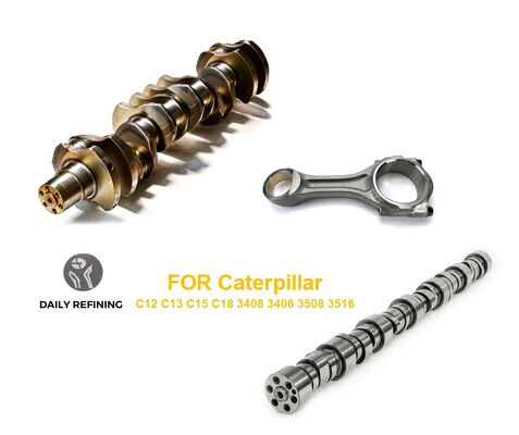 주문 긴 수명을 가진 Caterpillar C12 C13 C15 C18 3408 3406 3508 3516용 단조강 캠축 크랭크축 커넥팅 로드 online manufacture